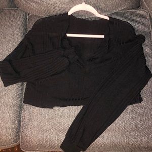 Cropped long sleeve blouses from shein